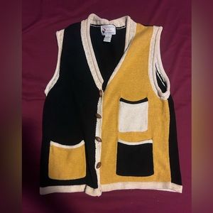 Christopher & Banks Vintage Football Vest